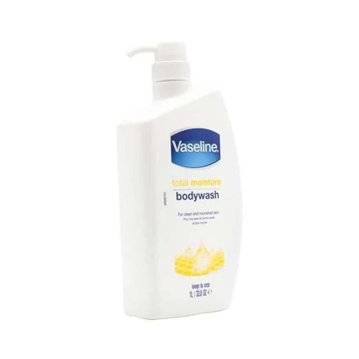 Vaseline Total Moisture Body Wash - 1L (33.8 oz) for Clean & Nourished Skin