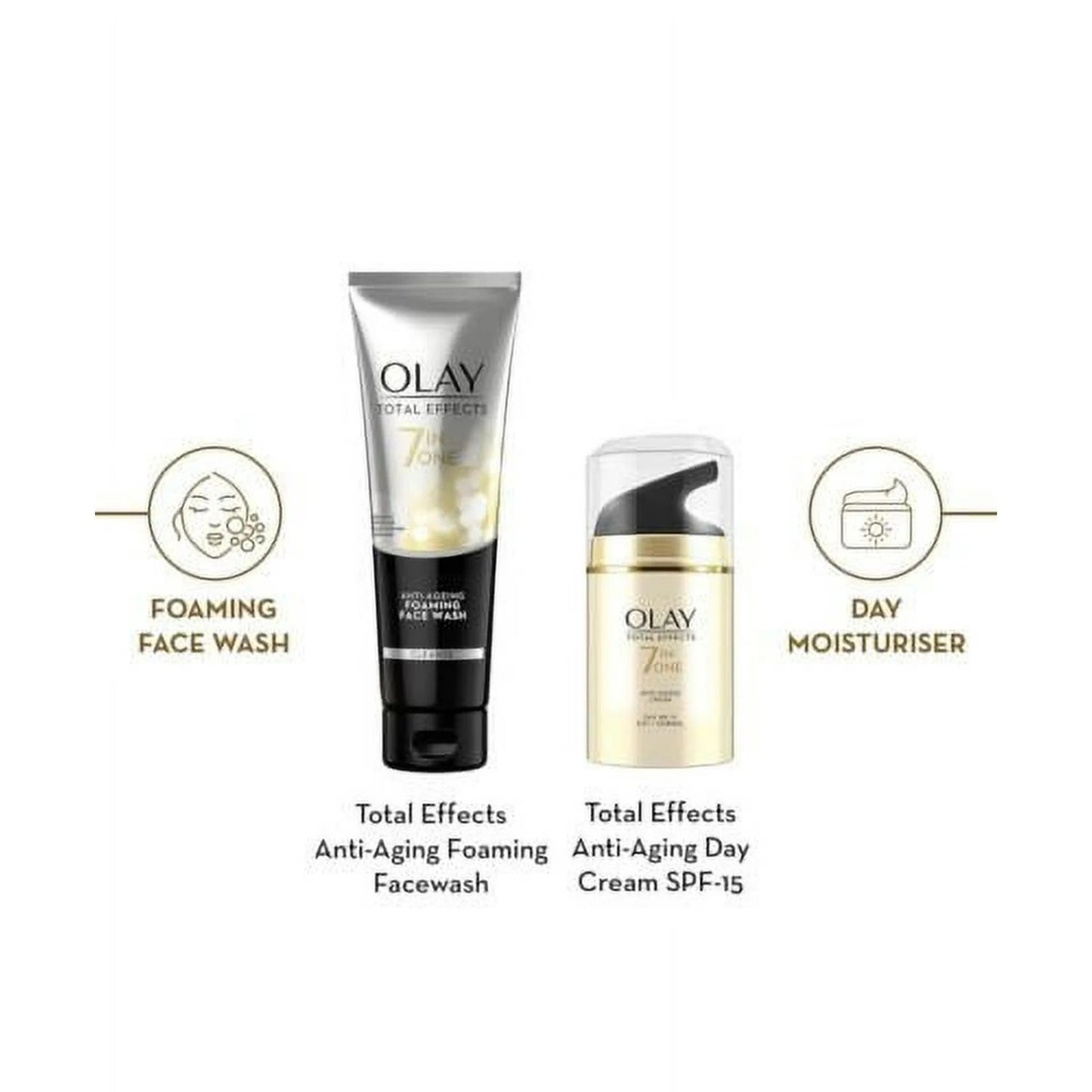 Olay Collection Total Effects 7-in-1 Skincare Kit - Cleanse & Moisturize for Radiant Skin