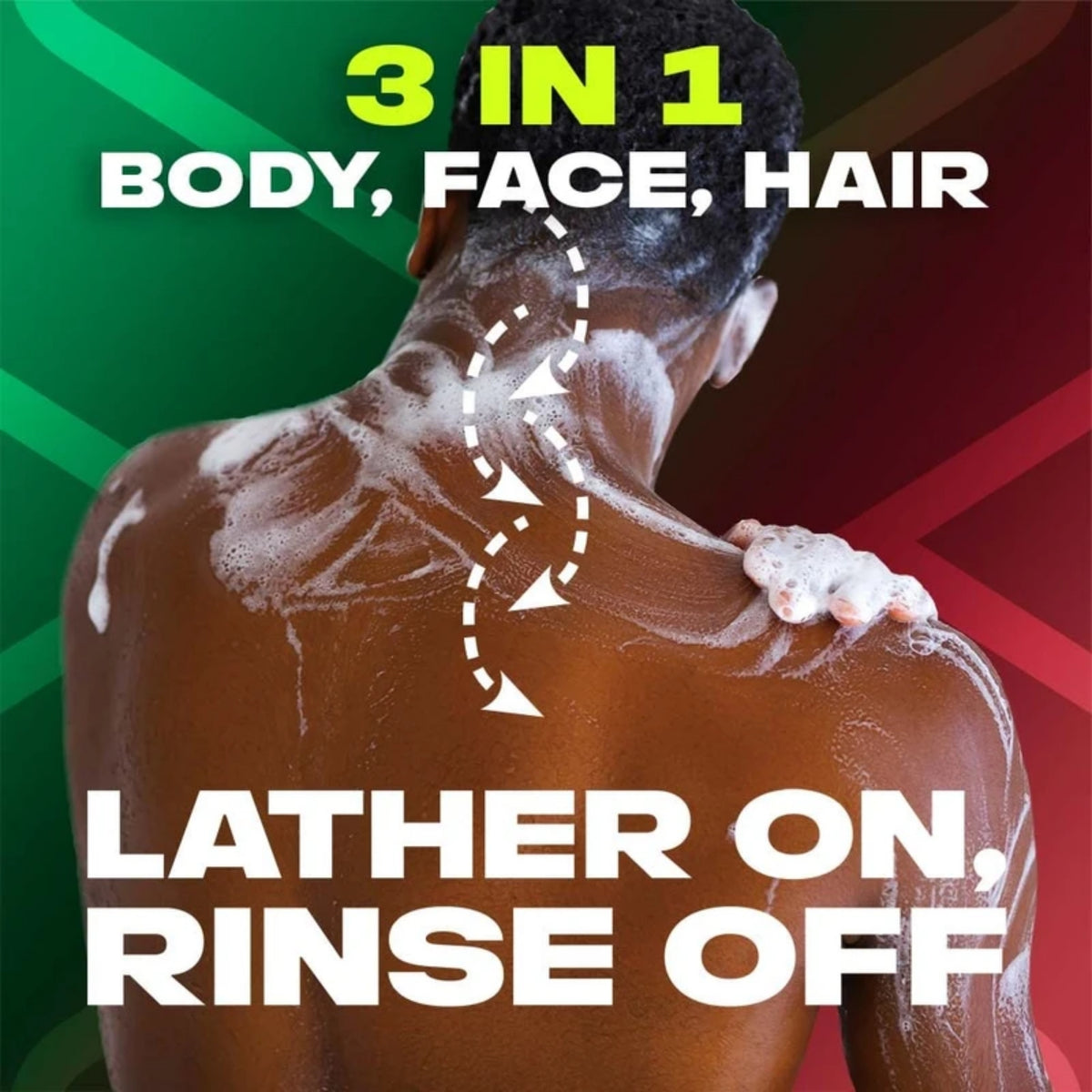 AXE Africa Body Wash, XL 400ml - Squeezed Mandarin & Sandalwood Scent