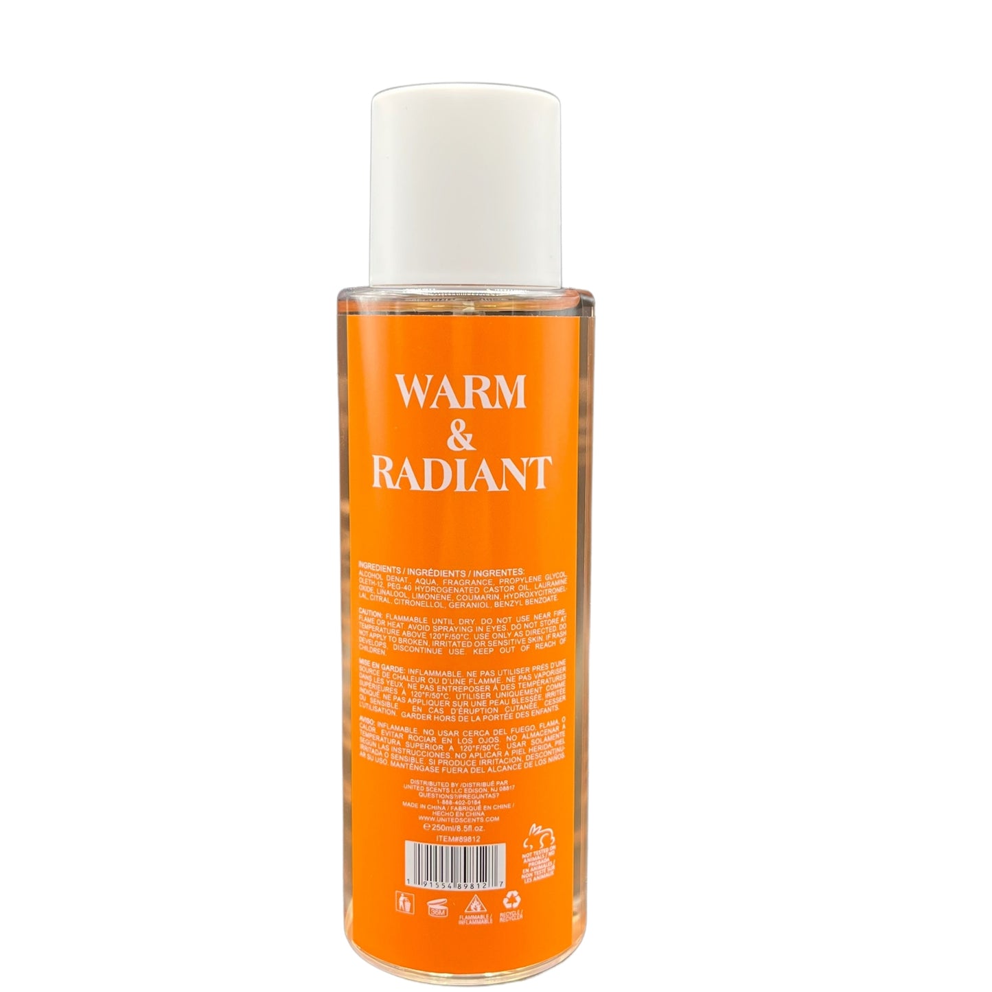 4-Piece Body Mist Collection: Warm & Radiant, Light & Luminous, Bright & Fresh, Soft & Cozy, 8.5 fl oz Each