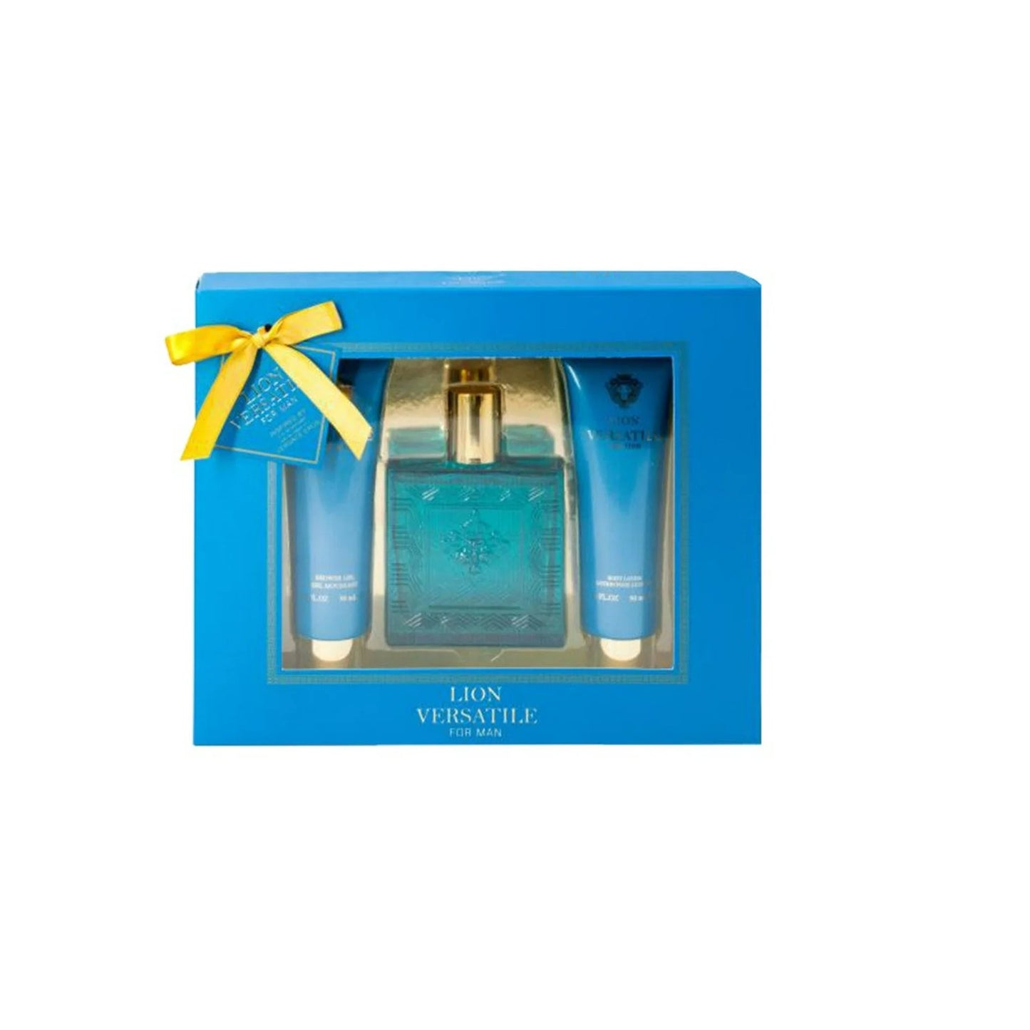 EBC Perfume Lion Versatile Perfume Set, Perfume, Shower Gel & Body Lotion, For Men