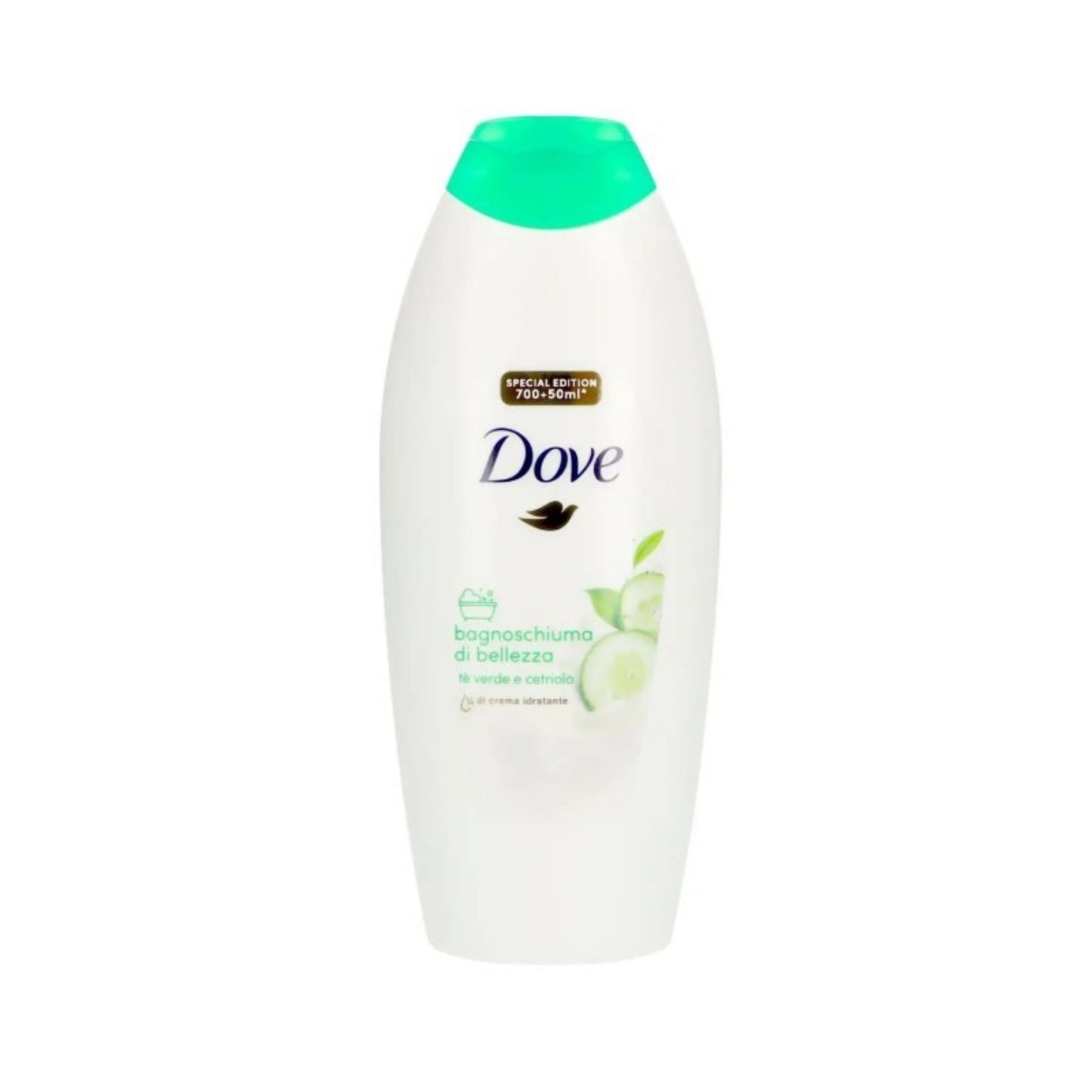 Dove Bagnoschiuma di Bellezza Tè Verde e Cetriolo, 750ml - Special Edition | Dove Beauty Bath Foam Green Tea and Cucumber, 750ml