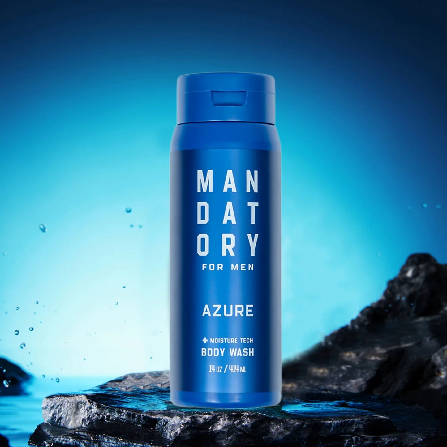 Mandatory Azure Body Wash for Men – Moisture Tech Formula (14 oz)
