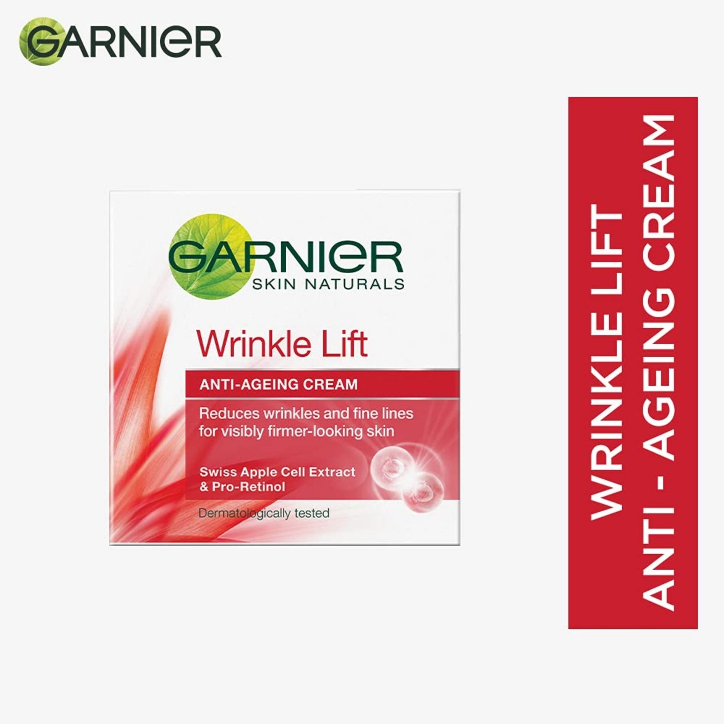 Garnier Skin Naturals Wrinkle Lift Anti-Ageing Cream, 50ml - Reduces Wrinkles & Fine Lines