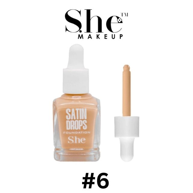 Makeup S.HE Drops Satin Foundation, 1 Pc Per Pack