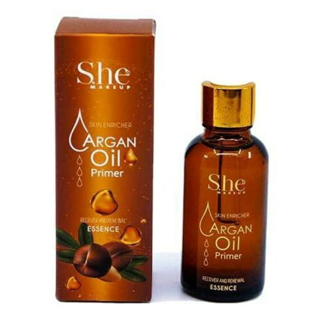 S.HE Makeup Argan Oil Face Primer For Healthy & Bright Skin, 1 Pc per Pack