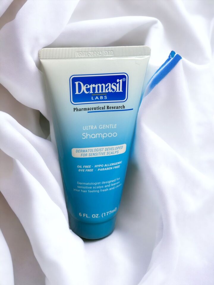 Dermasil Ultra Gentle Shampoo & Conditioner For Sensitive Scalps |Oil Free |Hypo-Allergenic | Dye Free |Paraben Free | 6oz-Each |2 Pcs per Pack