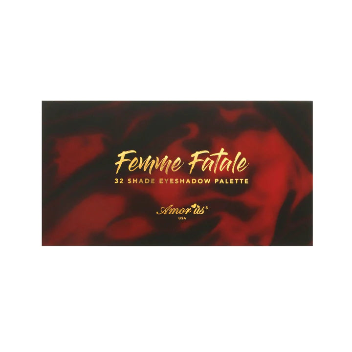 Femme Fatale Eyeshadow & Glitter Palette By Amor Us USA | 32 Color Palette