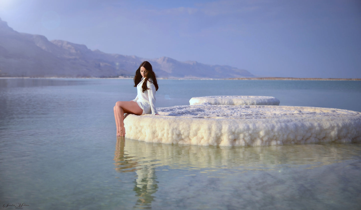 Dead Sea Natural Mineral Bath Salt | 32 Minerals Zinc, Magnesium, Manganese, Potassium & More | Cool & Smooth | 10.6 oz.