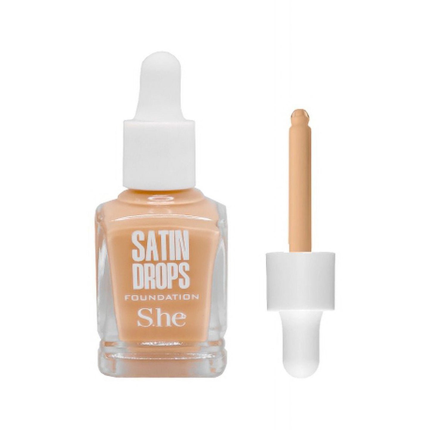 Makeup S.HE Drops Satin Foundation, 1 Pc Per Pack
