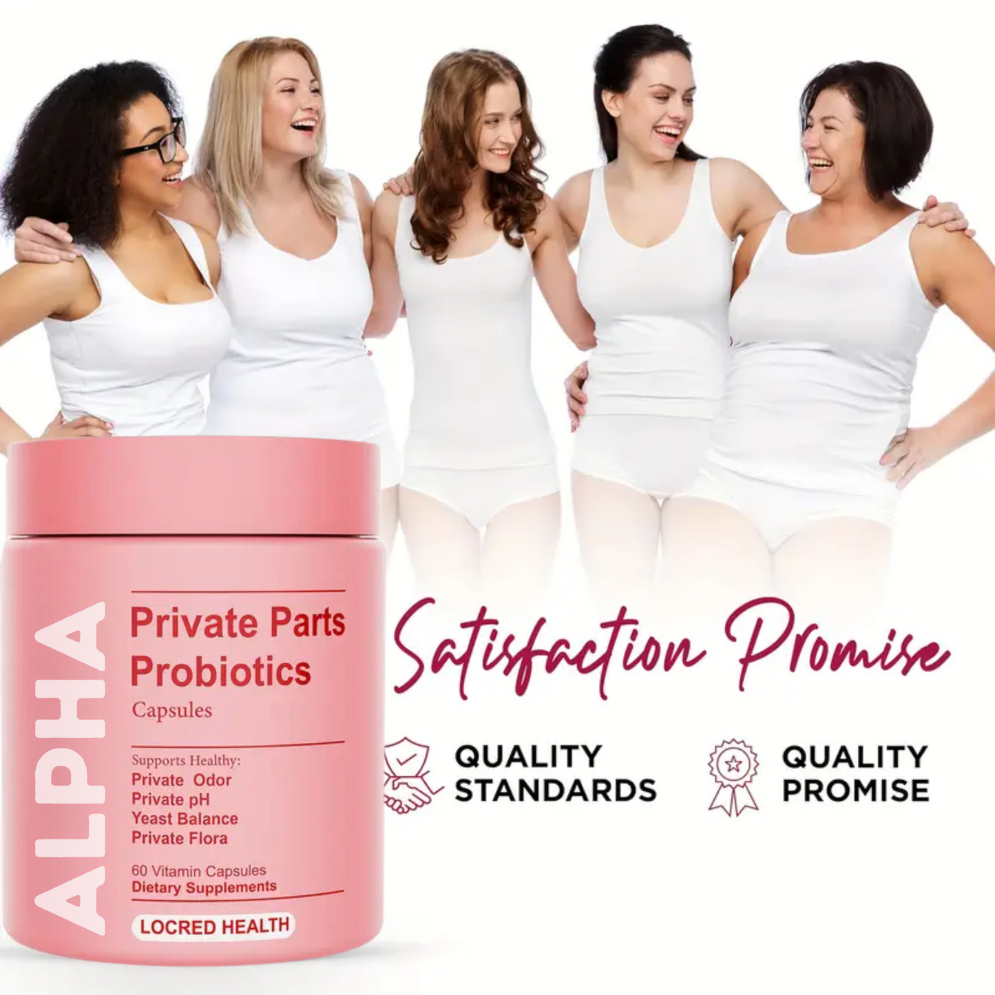 Alpha Private Parts Probiotics Capsules – 60 Count