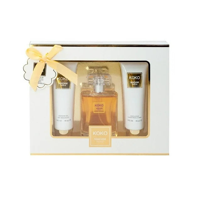 EBC Perfume KOKO Perfume Set, Perfume, Shower Gel & Body Lotion, For Women