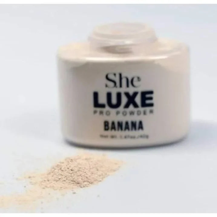 S.He Makeup Luxe Pro Powder - Banana, Pack of 2