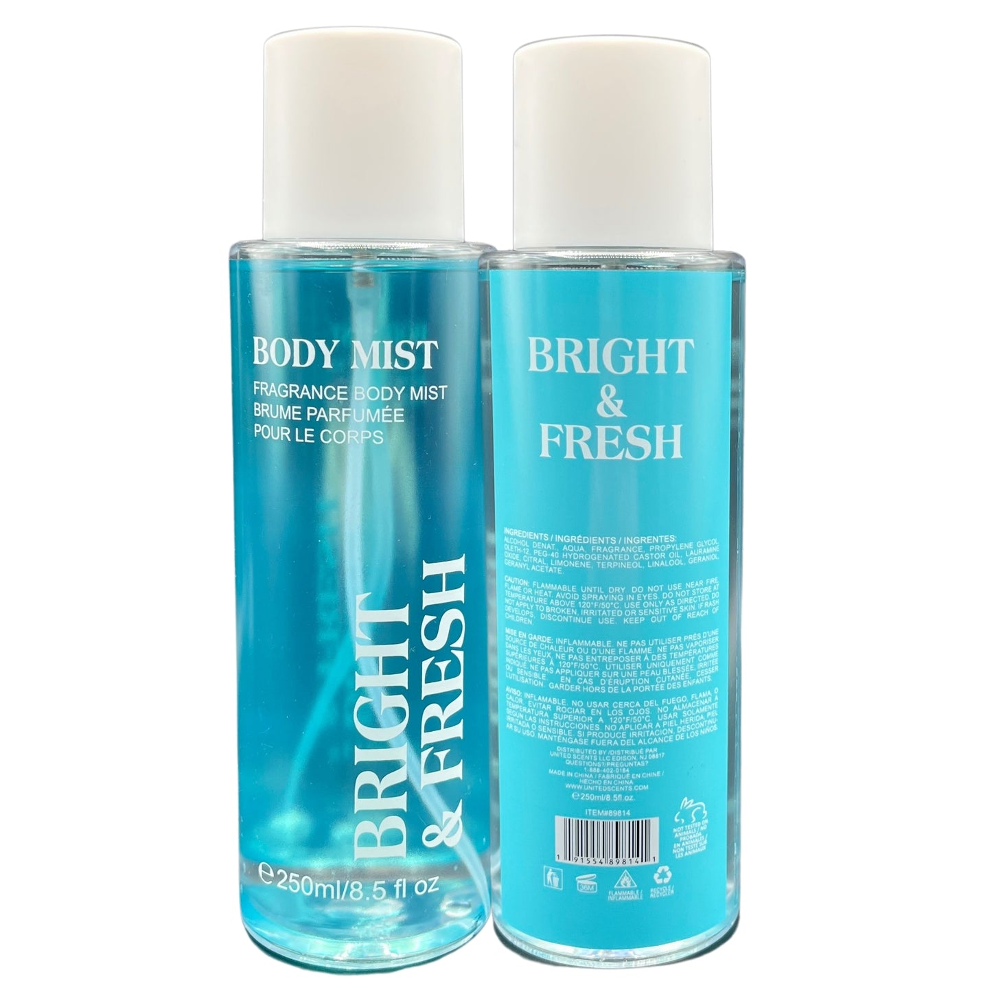 4-Piece Body Mist Collection: Warm & Radiant, Light & Luminous, Bright & Fresh, Soft & Cozy, 8.5 fl oz Each