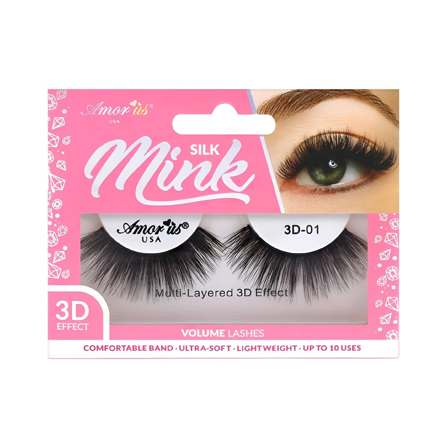 3D Silk Mink Lashes By AmorUS