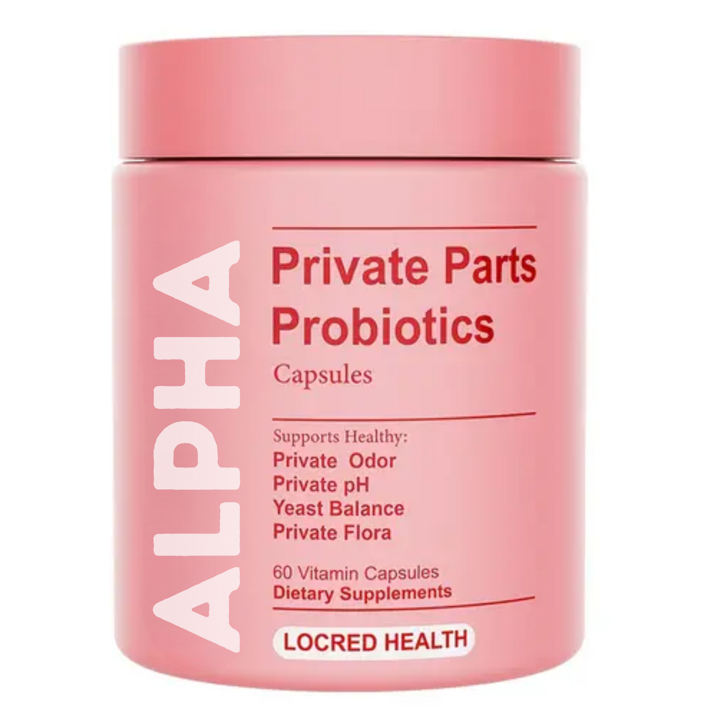 Alpha Private Parts Probiotics Capsules – 60 Count