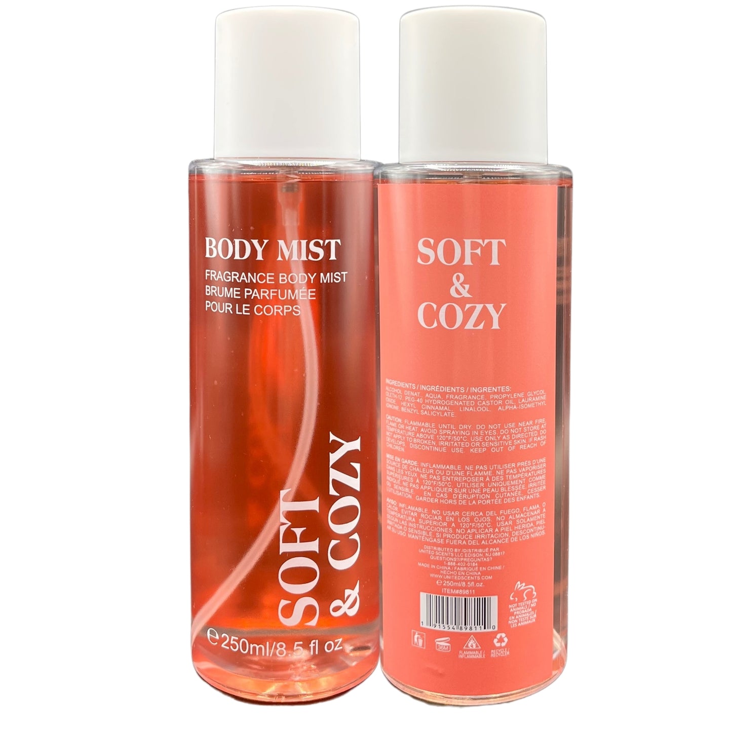 4-Piece Body Mist Collection: Warm & Radiant, Light & Luminous, Bright & Fresh, Soft & Cozy, 8.5 fl oz Each