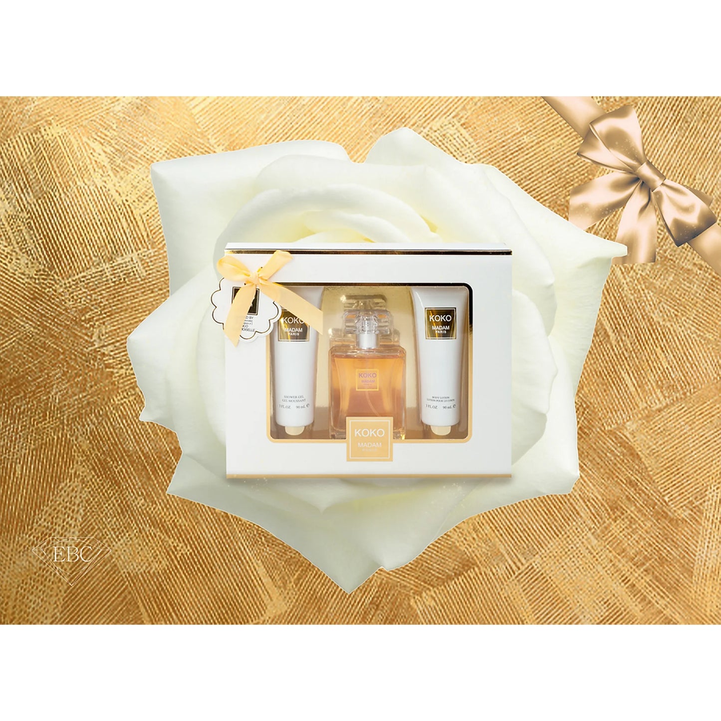EBC Perfume KOKO Perfume Set, Perfume, Shower Gel & Body Lotion, For Women