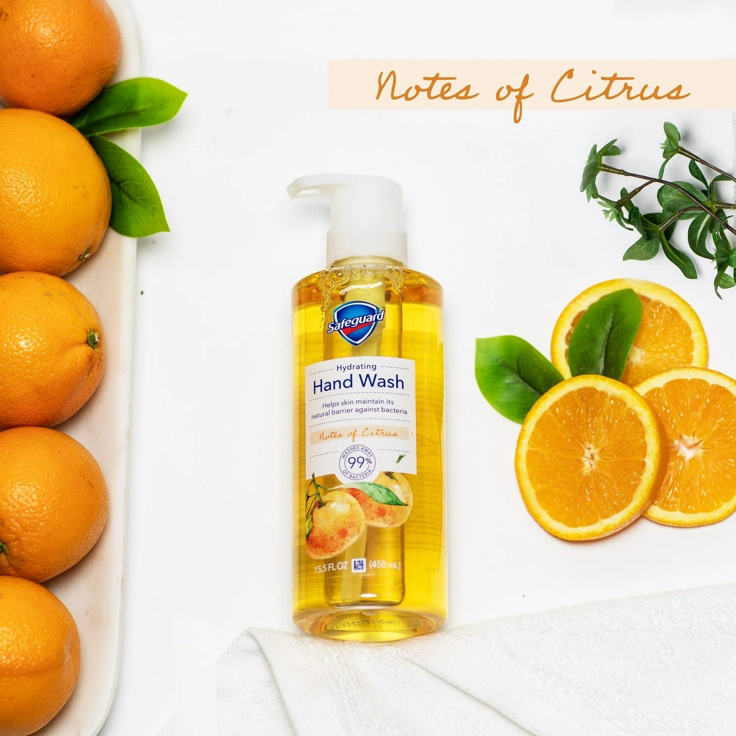 Safeguard Hydrating Hand Wash - Notes of Citrus, 15.5 fl oz (458ml)