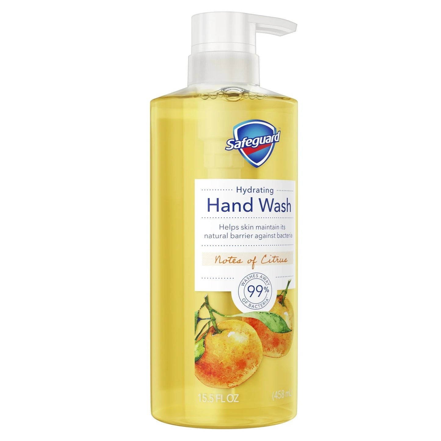 Safeguard Hydrating Hand Wash - Notes of Citrus, 15.5 fl oz (458ml)