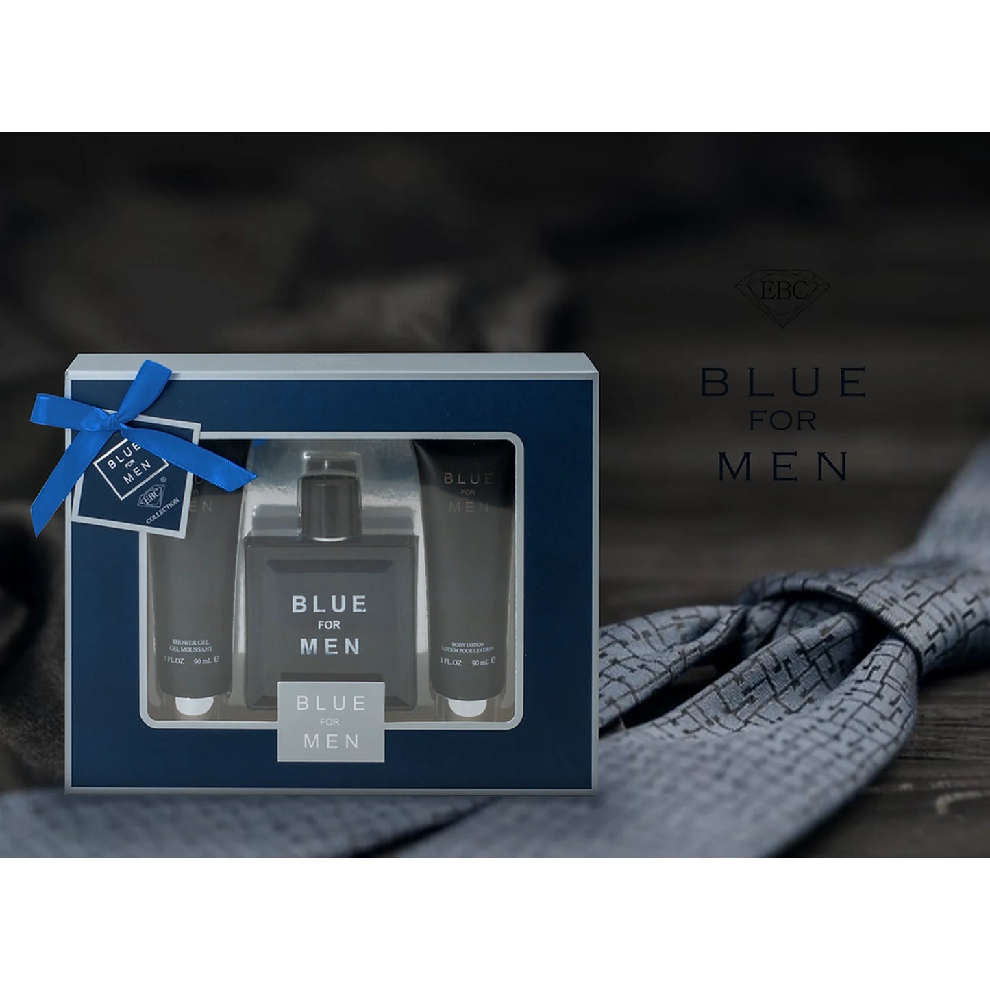 EBC Perfume Blue For Men Perfume Set, Perfume, Shower Gel & Body Lotion