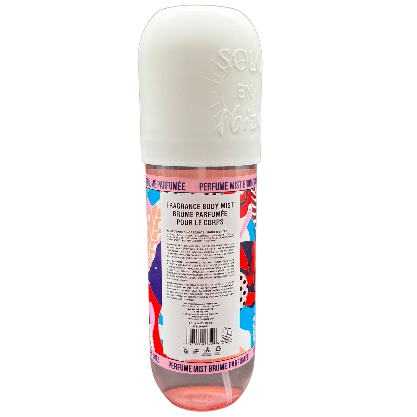 Solo en Ibiza 4-Piece Perfume Mist Collection: Brasilia Bliss, Rio Rose, Bahia Blossom & Cabana Cloud, 6.1 fl oz Each