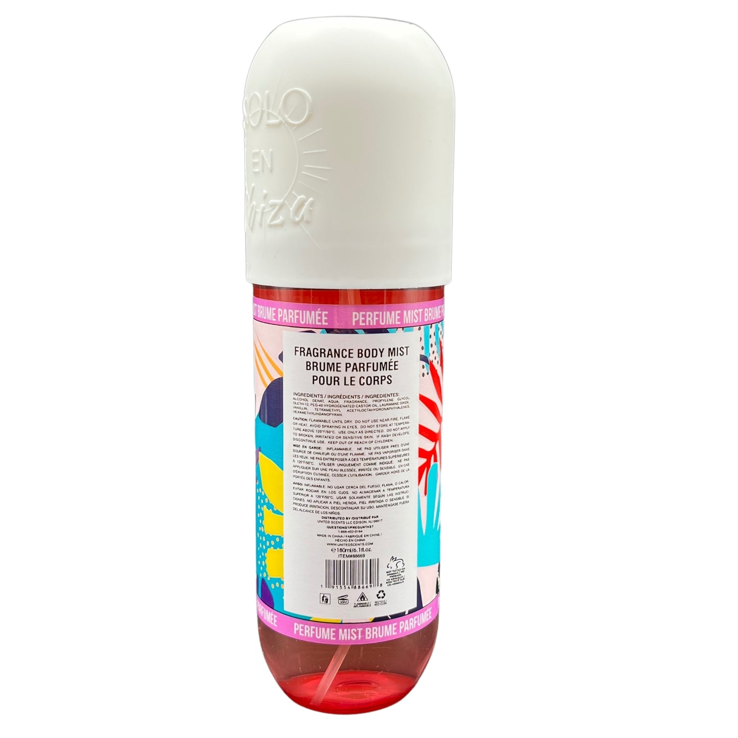 Solo en Ibiza 4-Piece Perfume Mist Collection: Brasilia Bliss, Rio Rose, Bahia Blossom & Cabana Cloud, 6.1 fl oz Each