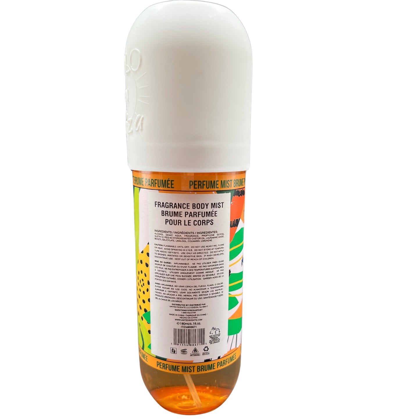 Solo en Ibiza 4-Piece Perfume Mist Collection: Brasilia Bliss, Rio Rose, Bahia Blossom & Cabana Cloud, 6.1 fl oz Each