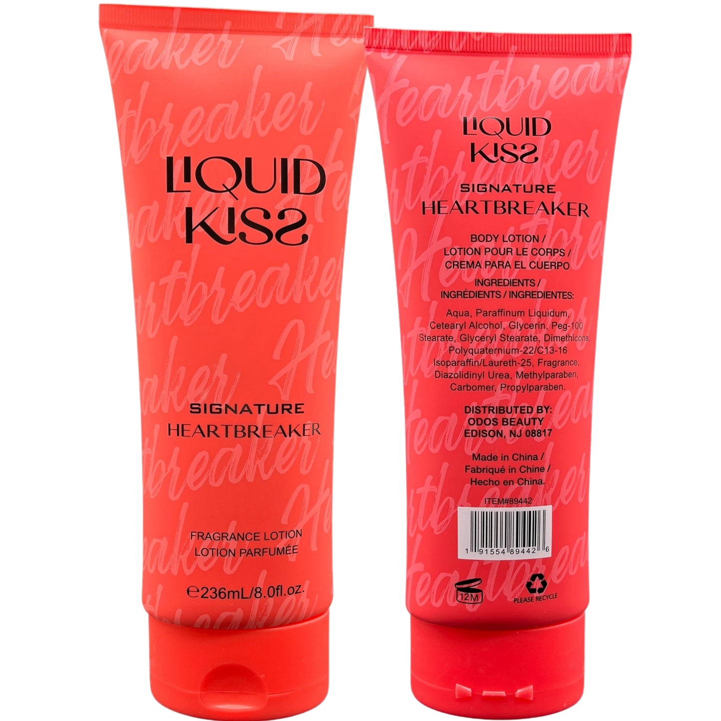 Liquid Kiss Signature Fragrance Lotion – 8 fl. oz (236mL) – Heartbreaker, Fallen Angel, Whirlwind