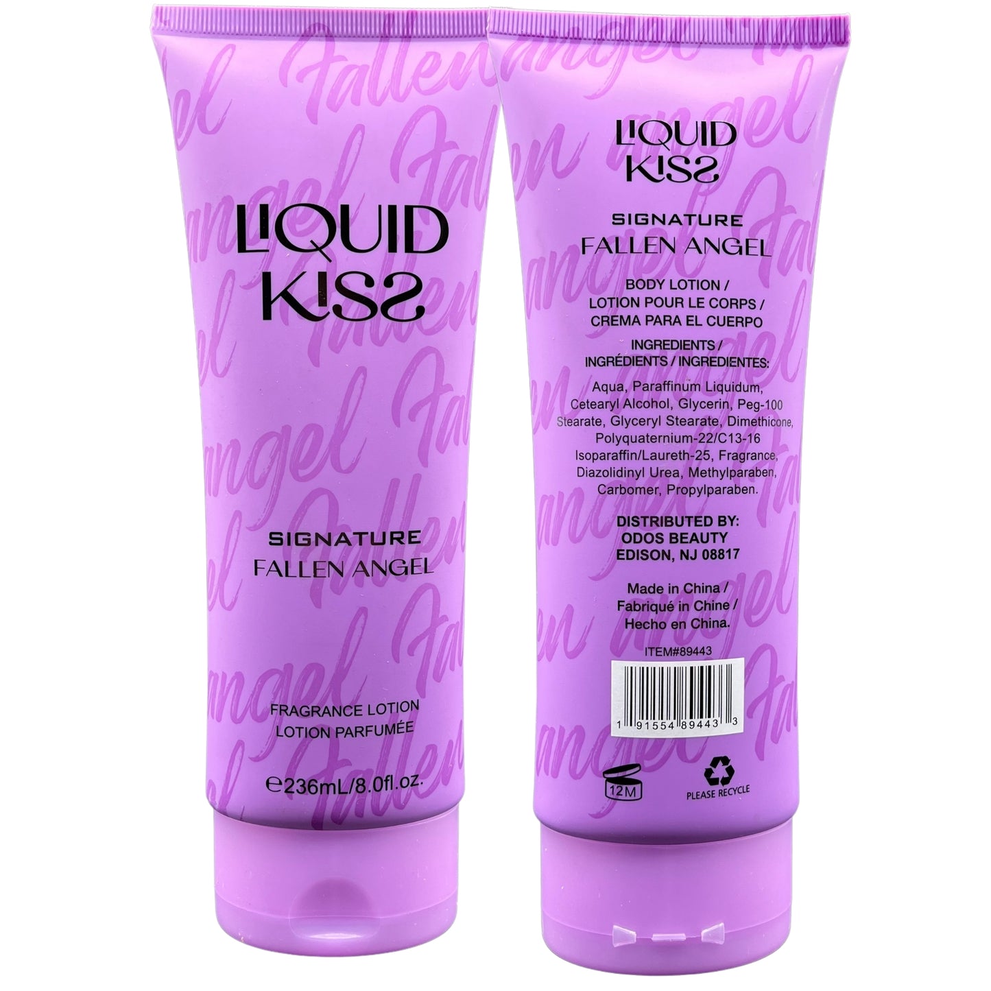 Liquid Kiss Signature Fragrance Lotion – 8 fl. oz (236mL) – Heartbreaker, Fallen Angel, Whirlwind