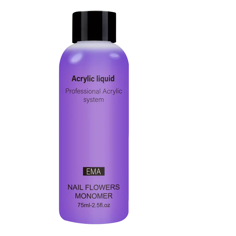 75ml Professional Acrylic Liquid Monomer: Advanced System for Acrylic Nail Extensions - Ideal for Nail Salons and Home DIY