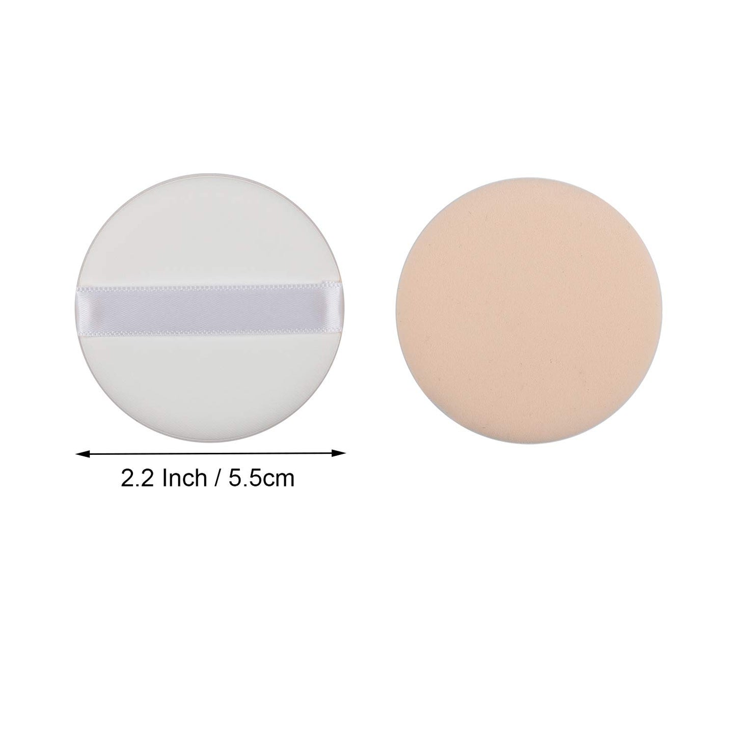 Round Makeup Sponges with Air Cushion Powder Puff, Latex-free Cloud Kiss Sponges and Makeup Puff for Liquid Foundation, Powder, Concealer, Pack of 7