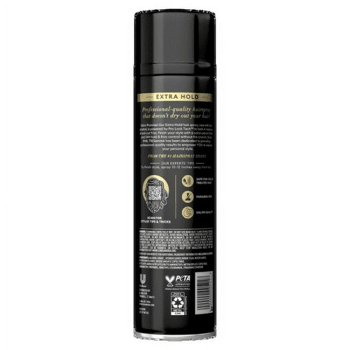 Tresemme' Extra Hold Hair Spray for Frizz Control, 11 oz Each, Pack of 2