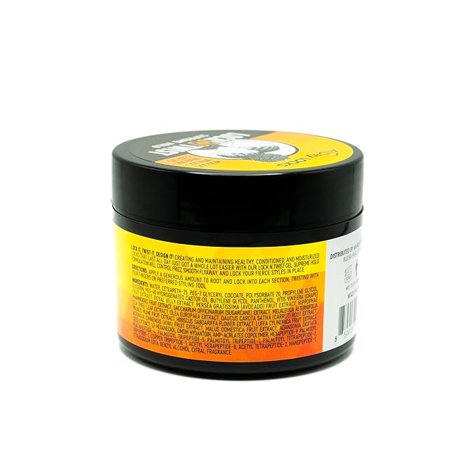 AllDay Locks Lock N Twist | Locking Gel, Re-Twist Locks, Supreme Hold | Smooths & Tames Frizz, Flake Free, Soft Finish | 5 oz