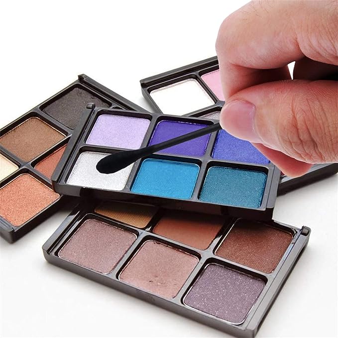 Black Cotton Swabs - Oval Shape | 100ct |