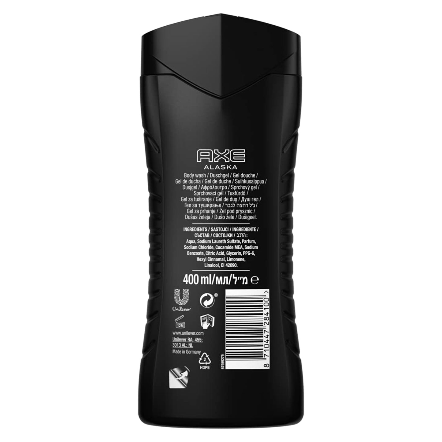 Axe Alaska 3 In 1 Body, Face & Hair Wash For Men, 400 ml