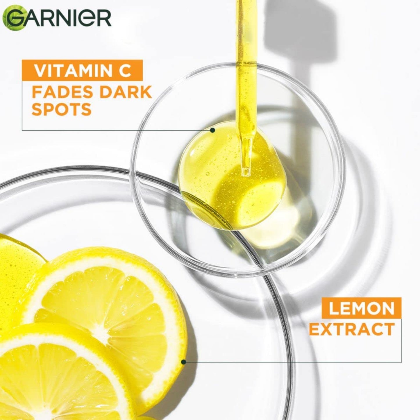 Garnier Skin Naturals Bright Complete Vitamin C Serum Mask, 15 min - Brightens Dull Skin