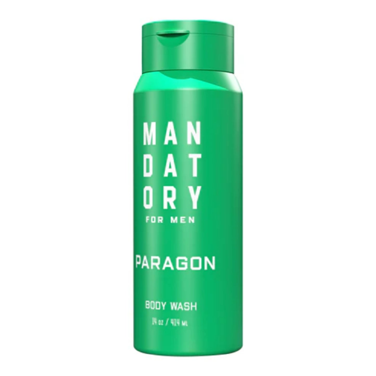 Mandatory Paragon Body Wash for Men – Energizing & Hydrating Cleanse (14 oz)