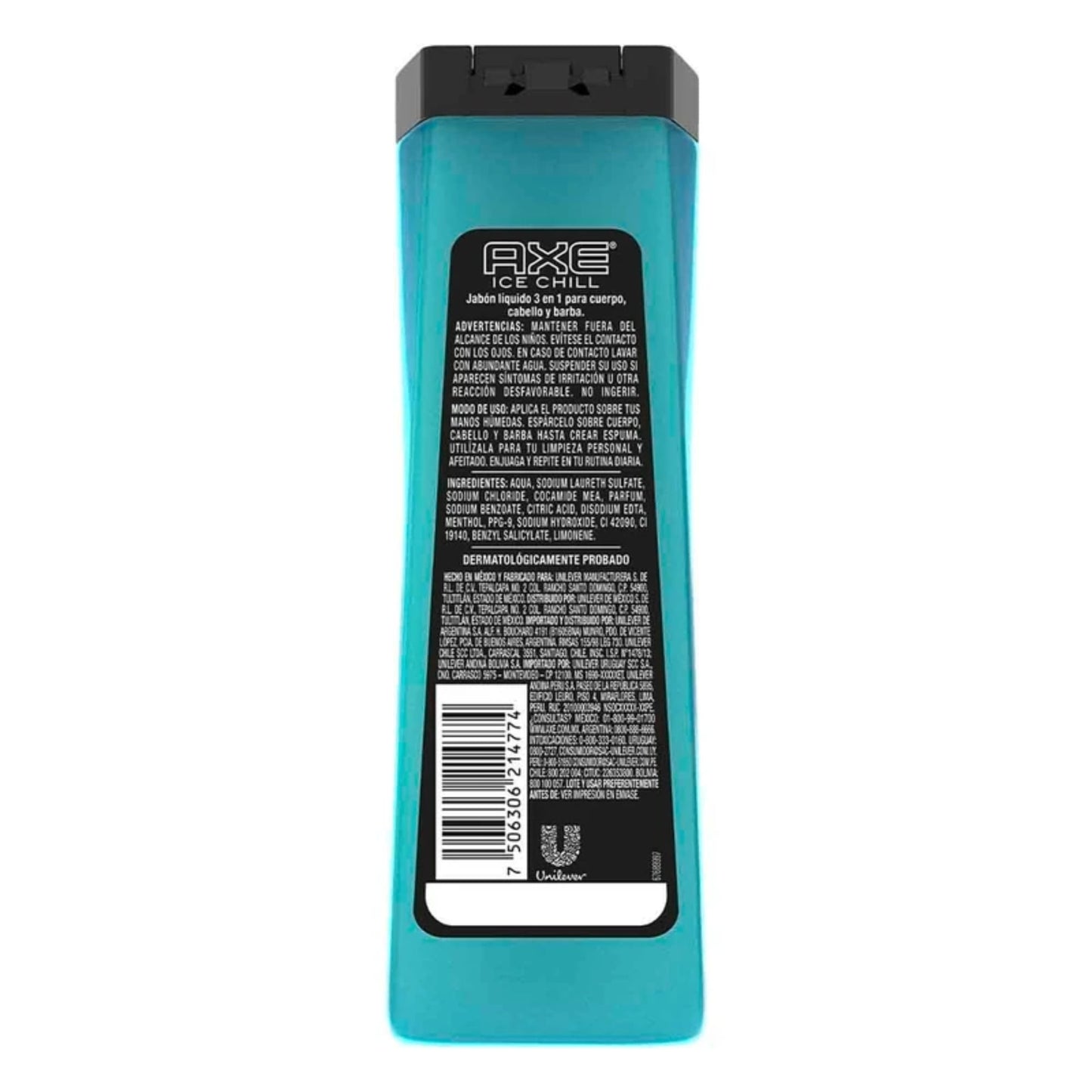 AXE Body Wash Ice Chill, 400 ml (Pack of 1)