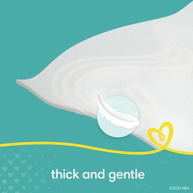 Pampers Sensitive Baby Wipes, Fragrance-Free Pop-Top Pack, 56 Count