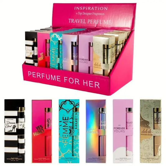 Inspiration Travel Perfume for Her – Assorted Designer-Inspired Fragrances