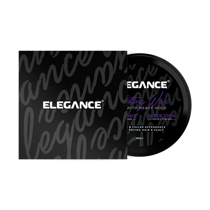 Elegance Sculpting Hair Styling Wax With Vitamin Extra Strong Hold Sleek | 140  gr