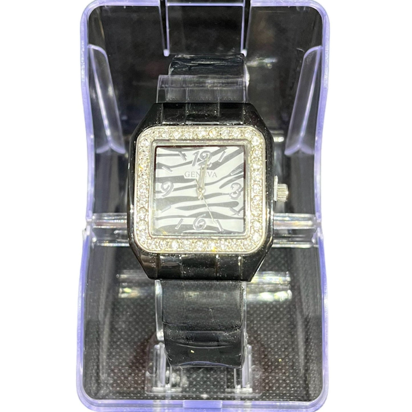 Fashion Watch for Women, Zebra, Silicone Band |Available in 11 different colors
