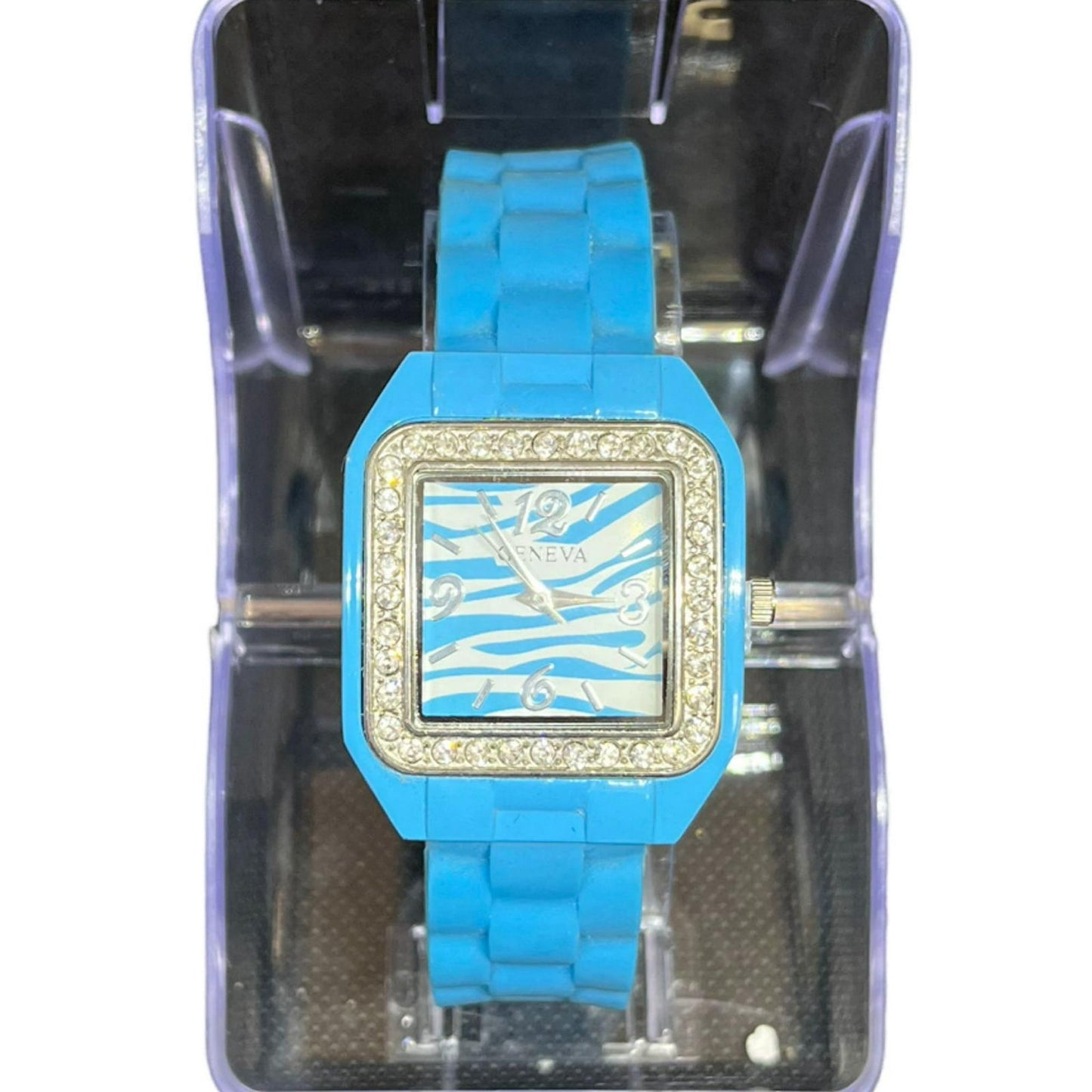 Fashion Watch for Women, Zebra, Silicone Band |Available in 11 different colors