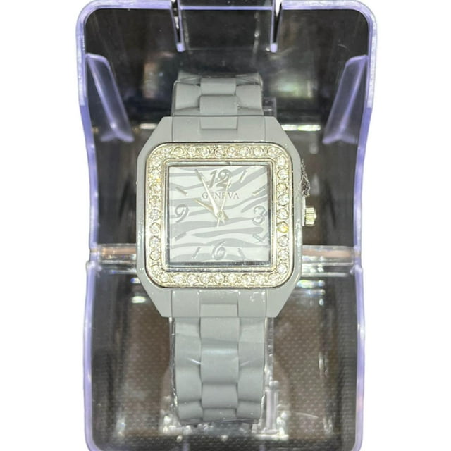 Fashion Watch for Women, Zebra, Silicone Band |Available in 11 different colors