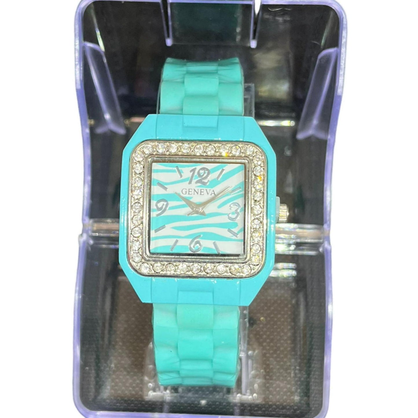 Fashion Watch for Women, Zebra, Silicone Band |Available in 11 different colors