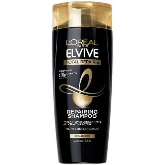 L'Oreal Paris Elvive Total Repair 5, Floral Creamy & Juicy Green Scent, 12.6 fl oz