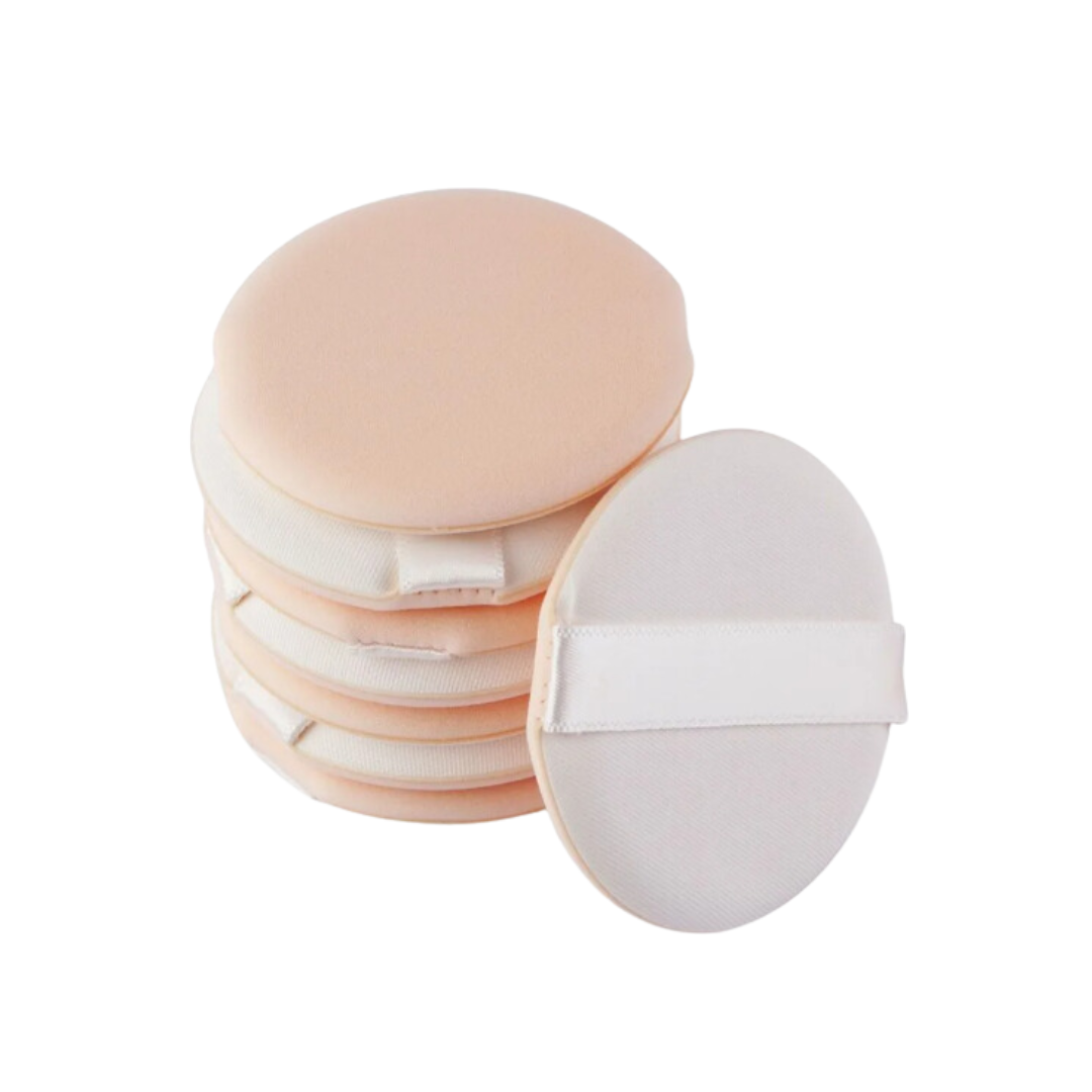 Round Makeup Sponges with Air Cushion Powder Puff, Latex-free Cloud Kiss Sponges and Makeup Puff for Liquid Foundation, Powder, Concealer, Pack of 7