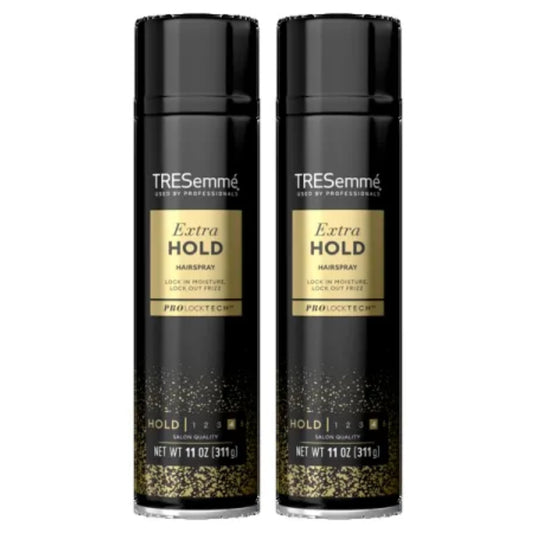 Tresemme' Extra Hold Hair Spray for Frizz Control, 11 oz Each, Pack of 2