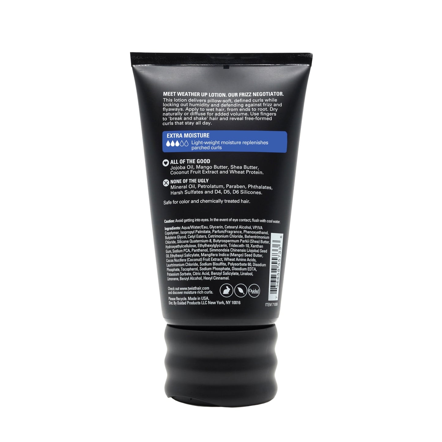 TWIST Weather Up Lotion, Lightweight Hair Styling Lotion for Curly Hair, 8.45 fl oz